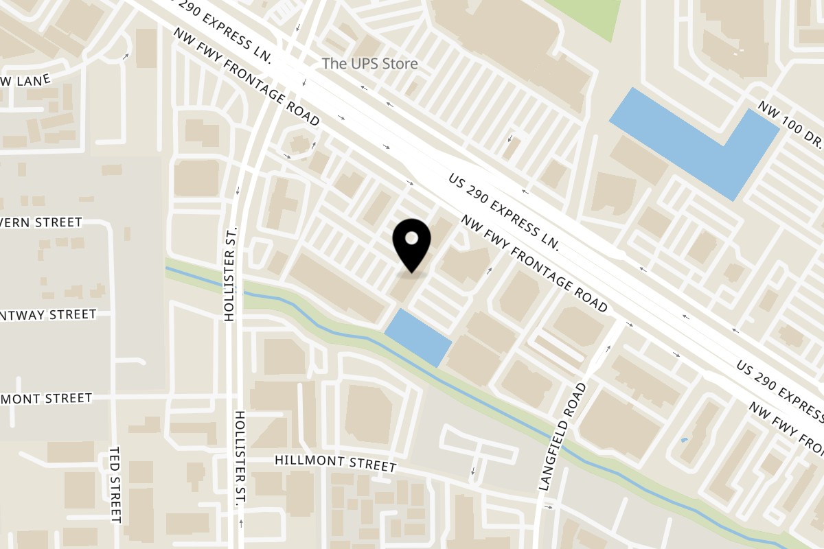 Map showing the location of Flavor Melody’s Breakfast Bar on 13147 Northwest Fwy in Houston